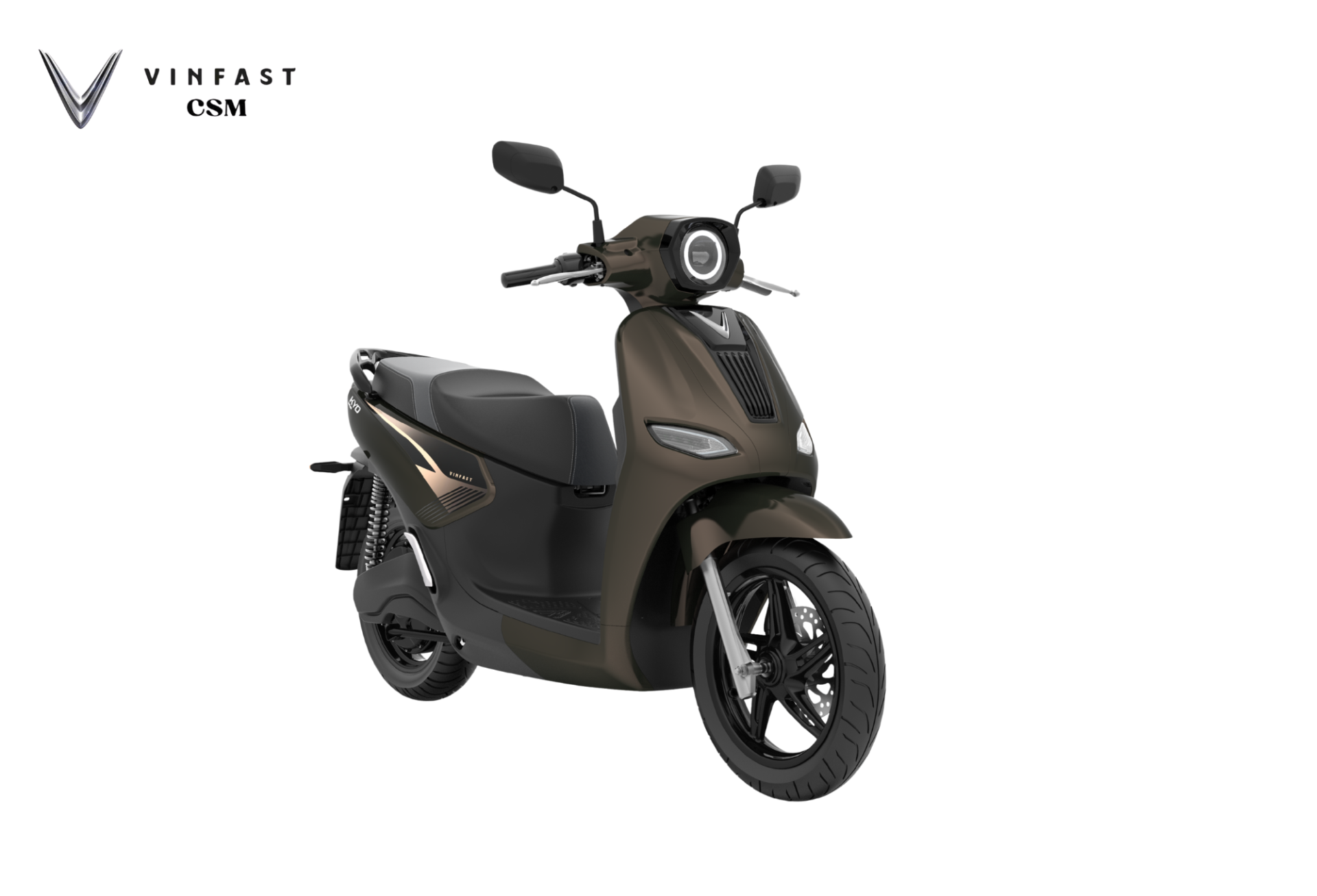 XE MÁY ĐIỆN VINFAST KYO - MÀU NÂU