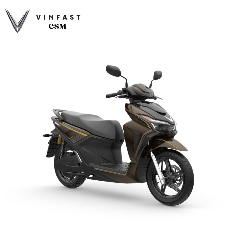 XE MÁY ĐIỆN VINFAST KINET -MÀU NÂU