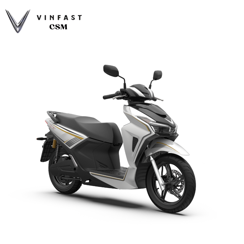 XE MÁY ĐIỆN VINFAST KINET - MÀU TRẮNG