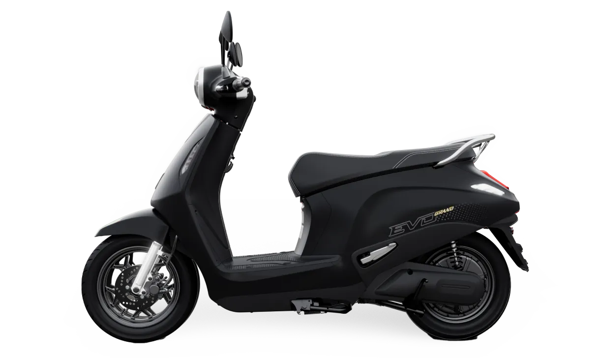 Xe Máy Điện Evo Grand - Màu Đen Nhám