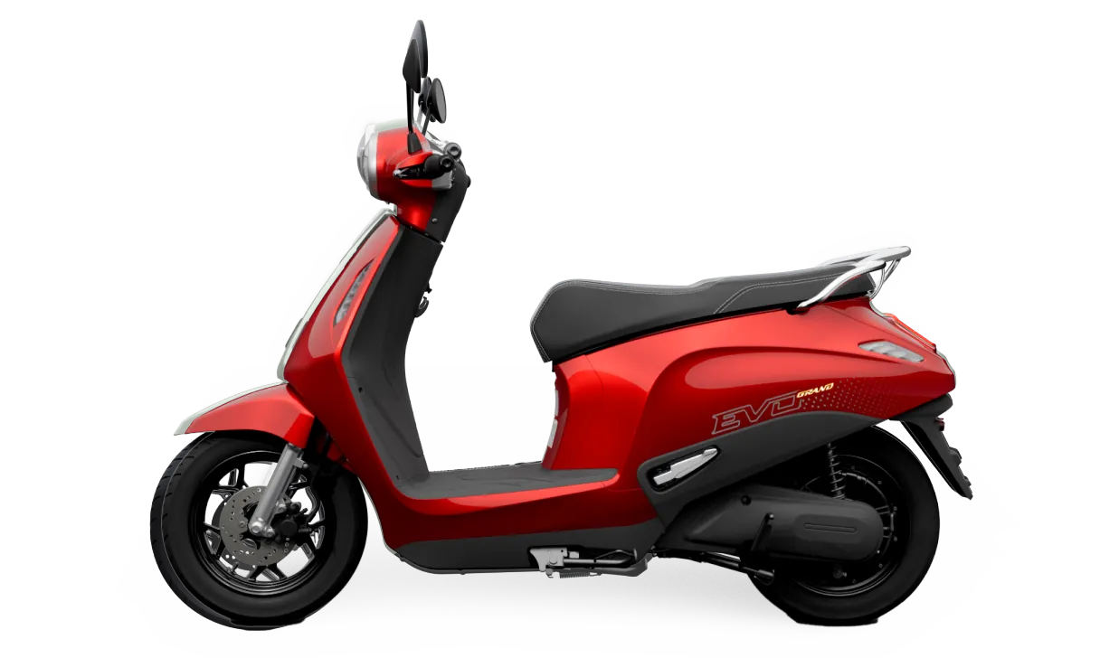 Xe Máy Điện Evo Grand - Màu Đỏ Tươi