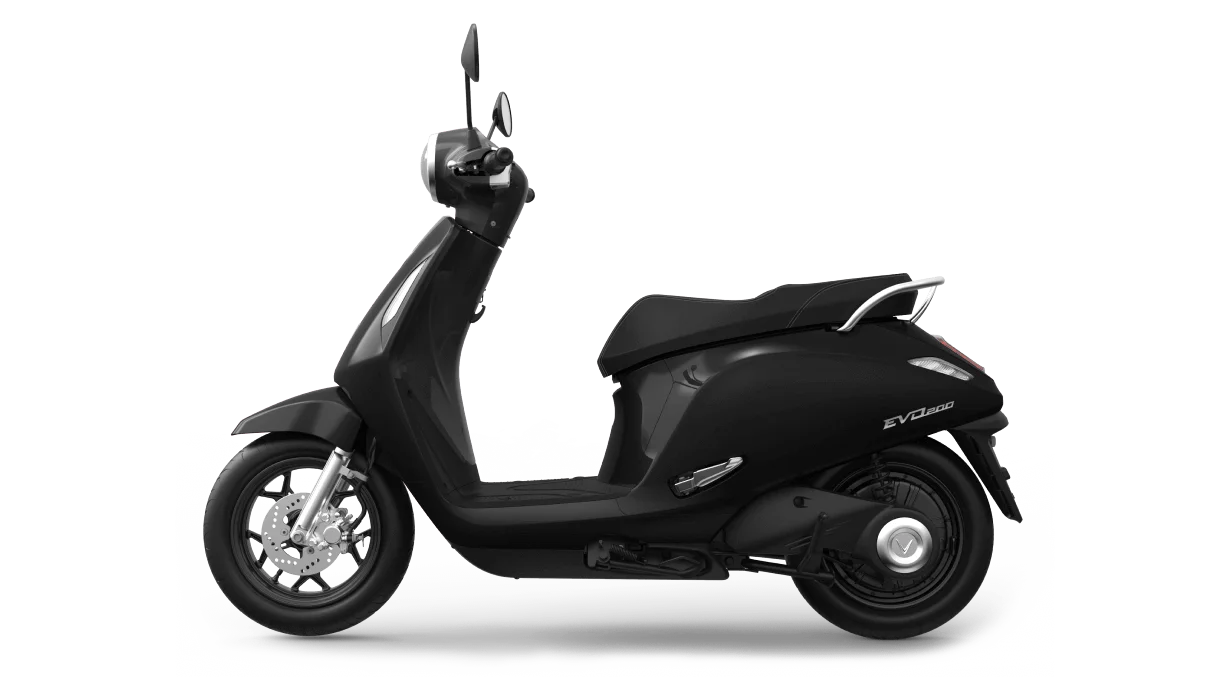 Xe Máy Điện Evo200 - Màu Đen Nhám