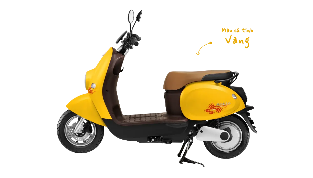 Xe Máy Điện Motio - Màu Vàng